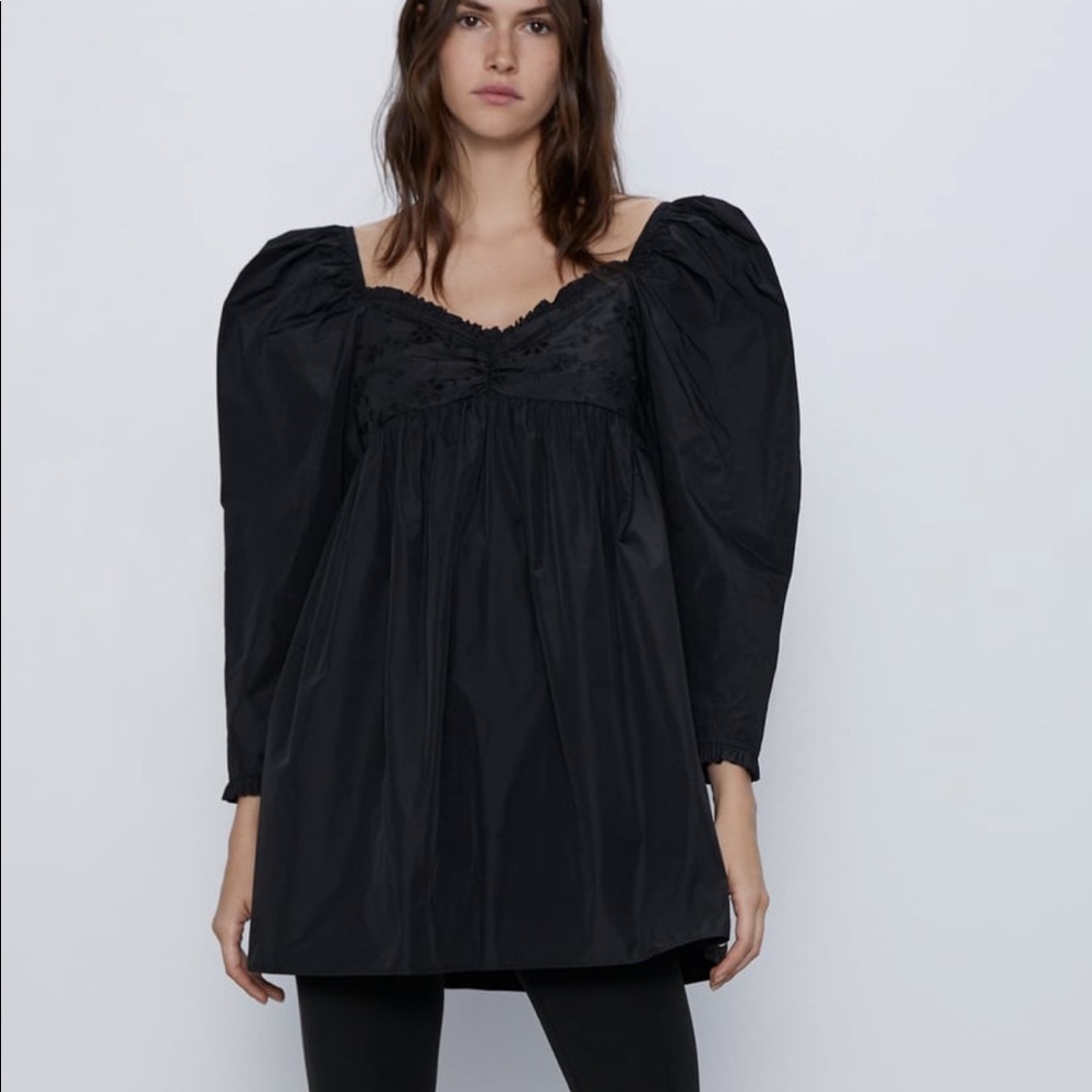 Zara black mini dress